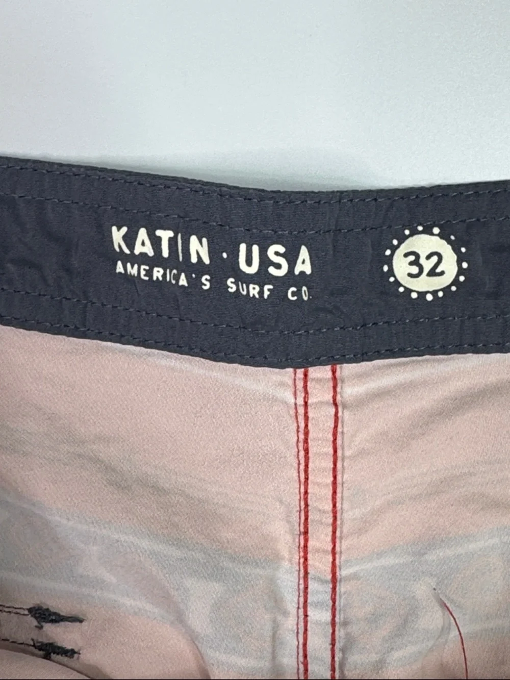 Katin Red Board Shorts Size 32